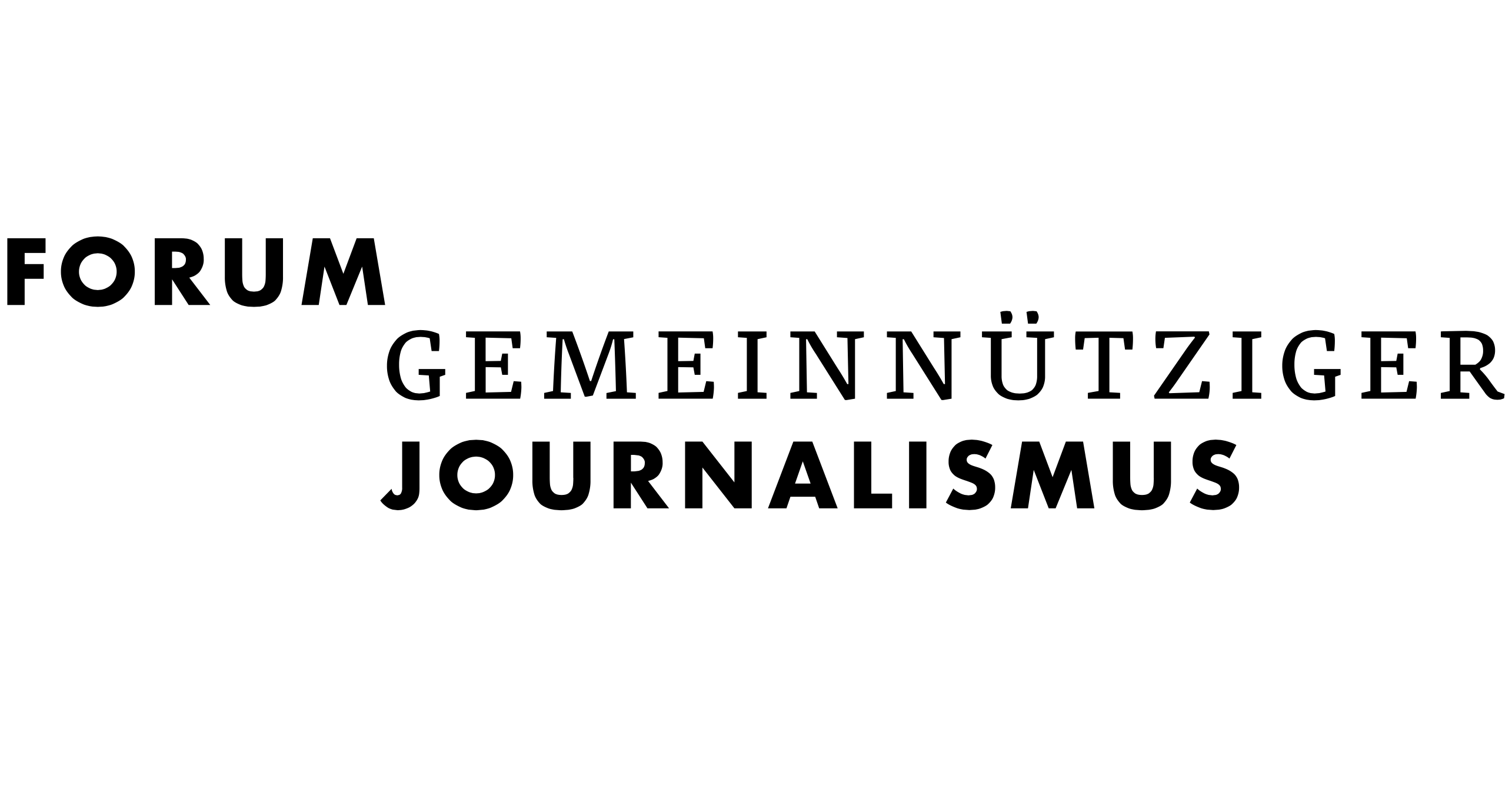 Logo des Forums Gemeinnütziger Journalismus