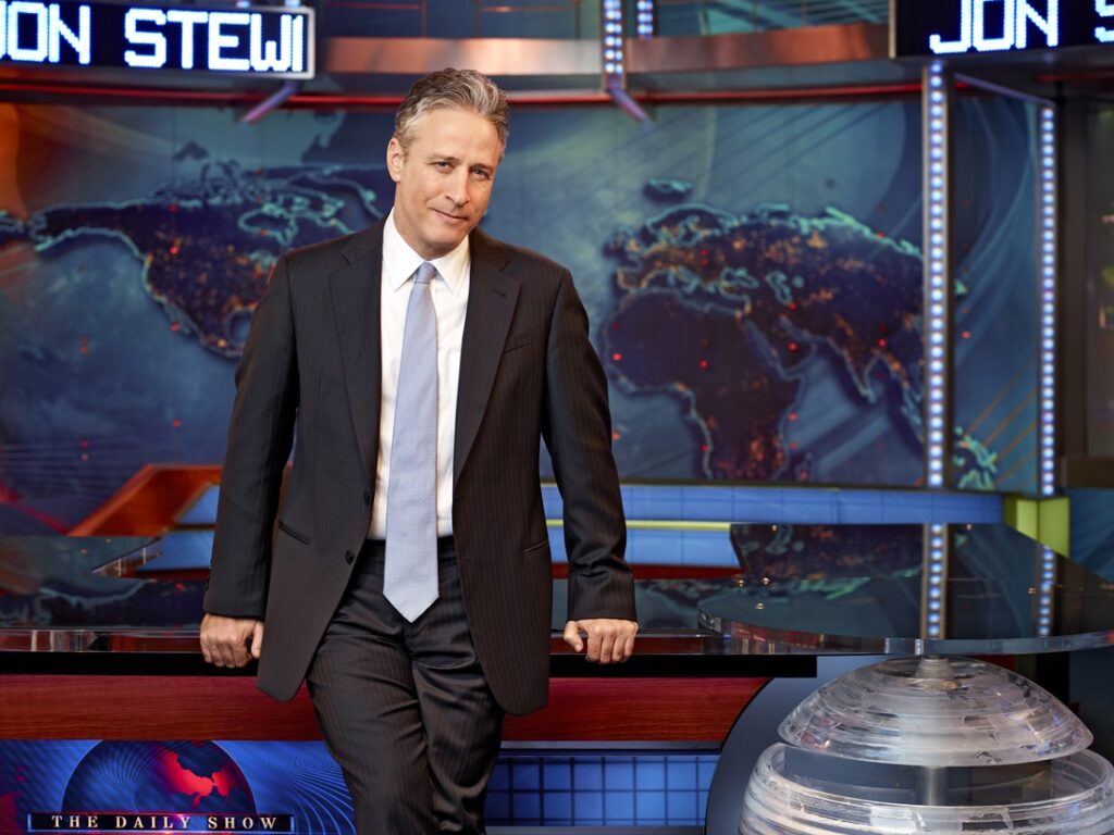 Jon Stewart im Studio der "Daily Show".